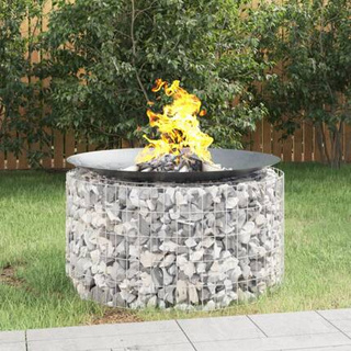 vidaXL Palenisko gabionowe, ? 100 cm, galwanizowane żelazo