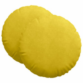 Poduszki na siedziska 2 pcs Żółty ?60 x 21 cm Aksamit