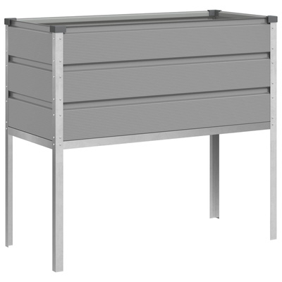Donica Jasnoszary 100 x 45 x 90 cm Stal Galwanizowana