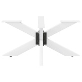Noga stolika kawowego Pająk Kształt Biały 98x58x(42-43) cm Stal