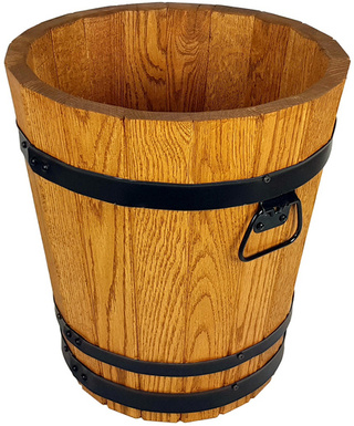 Duża donica ogrodowa doniczka drewniana D32H35