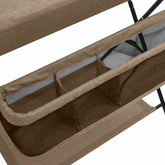 Stolik do przewijania, kolor taupe, żelazny