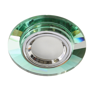 SS-10 nowoczesna oprawa sufitowa punktowa GU10 do żarówek led okrągła zielona