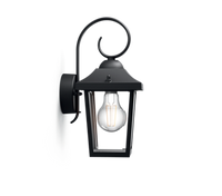 Lampa elewacyjna latarnia Buzzard czarny Philips