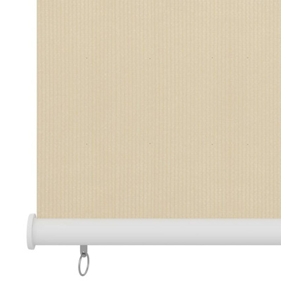 vidaXL Roleta zewnętrzna, kremowa, 60x230 cm, HDPE