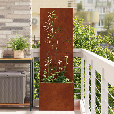 Ekran zapewniający prywatność w ogrodzie Rdzawy 50 x 150 cm