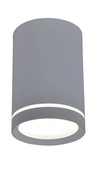 Lampa sufitowa tuba szara okrągła GU10 natynkowa Candellux