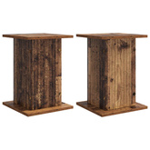 Stojak na rośliny 2 pcs Stare drewno 30,5 x 30 x 43 cm