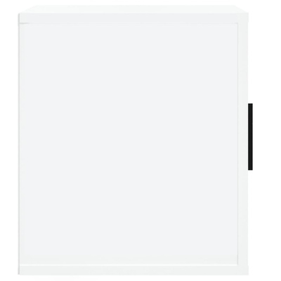 vidaXL Szafka pod TV, wysoki połysk, biała, 100x35x40 cm