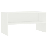 vidaXL Szafka pod TV, biała, 80x40x40 cm, materiał drewnopochodny