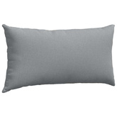 Poduszki na sofę 2 pcs Jasnoszary 80 x 40 cm tkanina