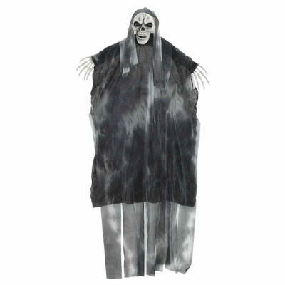 Zawieszany Duch Halloween 3 pcs Czarny 66 x 110 cm Poliester