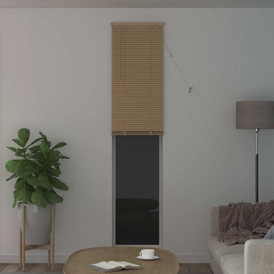 Żaluzja wenecka Jasnobrązowy ze wzorem 213 x 50 cm 25 mm PVC