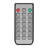 Kufer przenośne stanowisko z głośnikami czarne 136922