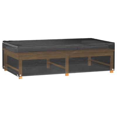 vidaXL Pokrowiec na meble ogrodowe, 8 oczek, 125x70x35 cm, prostokąt