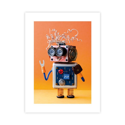 Robot III Plakat : Rozmiar - 30x40 cm