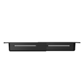 Wkładka do zlewozmywaka / regulowana szerokość 400-560 x80 mm  (gł 65mm) czarny