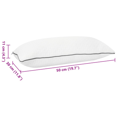 Poduszka do spania Shread Biały 50 x 30 x 11 cm