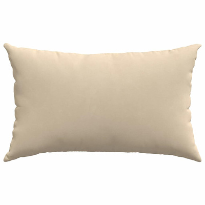 Poduszki na sofę 2 pcs Kremowy 50 x 30 cm tkanina