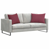 Poduszki na sofę 2 pcs Czerwone wino 70 x 50 cm tkanina