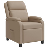 Fotel recliner Cappuccino Ekoskóra