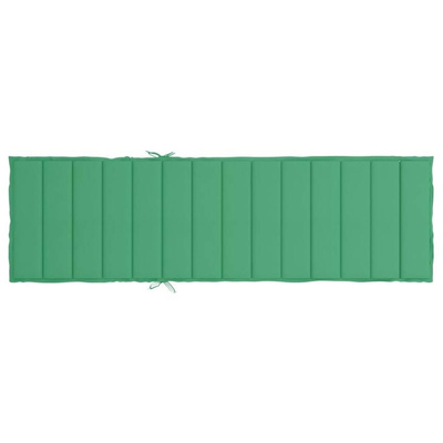 vidaXL Poduszka na leżak, zielona, 200x50x3 cm, tkanina Oxford