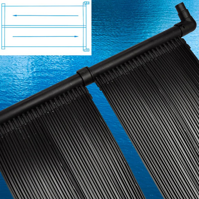 Panele solarne do podgrzewania basenu, 6 szt., 80x620 cm