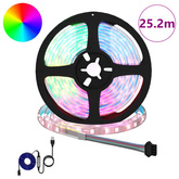 Taśma LED 12 pcs Czarny i przezroczysty 2100 mm Miedź i plastik