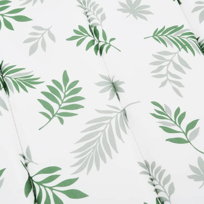 vidaXL Poduszka na leżak, wzór w liście, tkanina Oxford