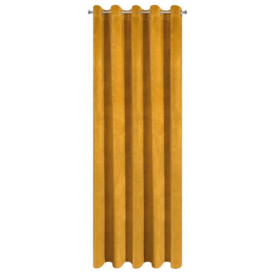 Zasłona Villa musztardowa 140x250