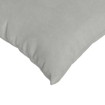 Poduszki na sofę 2 pcs Jasnoszary 60 x 60 cm tkanina