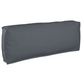 Poduszka Antracyt 120 x 40 x 12 cm Materiał Oxford
