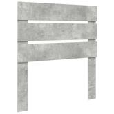 Ramka łóżka Betonowy szary 75 x 190 cm Drewno inżynieryjne