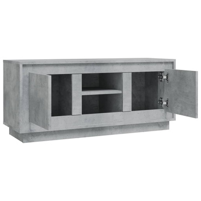 Szafka pod TV, szarość betonu, 102x35x45 cm vidaXL