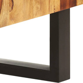 vidaXL Szafka pod TV, 130x30x47 cm, lite drewno sheesham