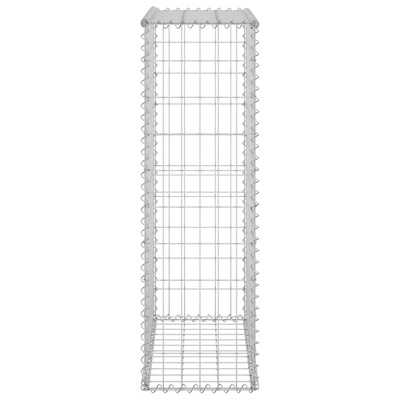 Ściana gabionowa z pokrywami, galwanizowana stal, 60x30x100 cm