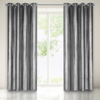 Zasłona Glossy czarna 140x250