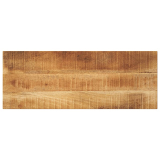 Blat do stolika, 80x40x3,8 cm, prostokątny, surowe drewno mango