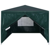 vidaXL Namiot imprezowy, 3 x 3 m, zielony