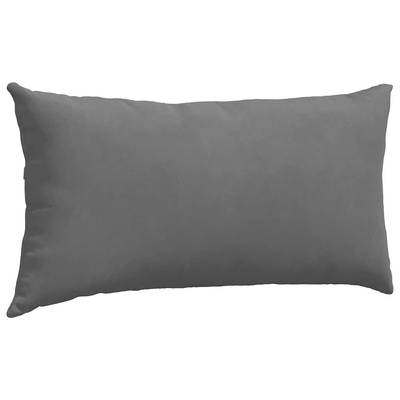 Poduszki na sofę 2 pcs Ciemnoszary 80 x 40 cm tkanina