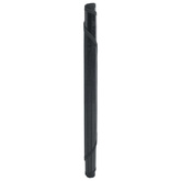 vidaXL Dywan okrągły, czarny, 60 cm, bambusowy