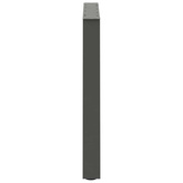 Nogi do stołu jadalnego w kształcie litery V 2 szt. Antracyt 80x(72-73,3) cm Stal