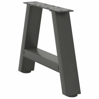 Nogi do stolika kawowego w kształcie litery A 2 szt. Antracyt 50x(30-31) cm Stal