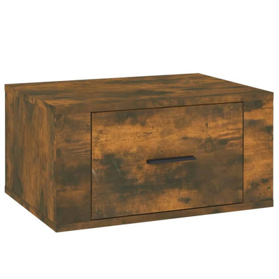 vidaXL Wiszące szafki nocne, 2 szt., opalany dąb, 50x36x25 cm