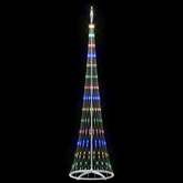 Choinka świąteczna LED z podstawą Wielokolorowe 250 cm Metal