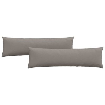 Poduszki na sofę 2 pcs Ciemnoszary 145 x 40 cm tkanina