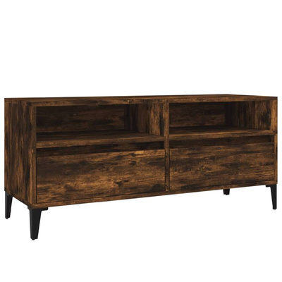 vidaXL Szafka pod TV, przydymiony dąb, 100x34,5x44,5 cm wariant 5