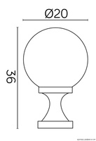 Lampa ogrodowa stojąca K 4011/1/KF 200