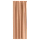 Firany blackout z kółkami 2 pcs Jasny Brąz 260 x 140 cm