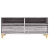 Szafka pod TV, szary dąb sonoma, 100x34,5x44,5 cm vidaXL